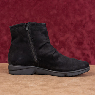 Mephisto Women Rezia Slouch Soft Black Leather Zip Ankle Boots size 10