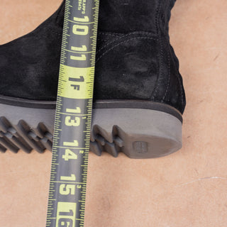 Aquatalia Women Perdi Plush Lining Waterproof Black Suede Fashion Boots sz 8.5