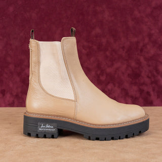 Sam Edelman Women Laguna Sesame Comfortable Chelsea Suede Boots size 8