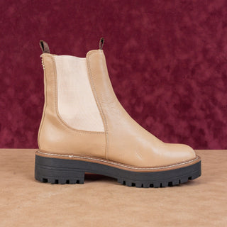 Sam Edelman Women Laguna Sesame Comfortable Chelsea Suede Boots size 8
