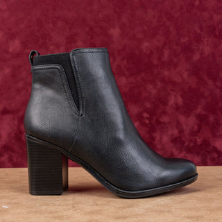Naturalizer Women Jodi Black Faux Leather Zip Dress Office Ankle Boots sz 10