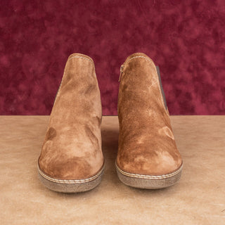 Gabor Women Lilia Brown Suede Slip-on Chelsea Western Boots size 6M