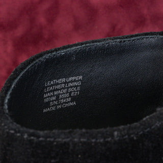 Tory Burch Women Black Suede Zip Wedge Lug Sole Ankle Boots sz 10.5