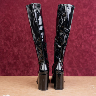 Steve Madden Wmn Object Faux Leather Festival Square Toe Fashion Party Boots 11