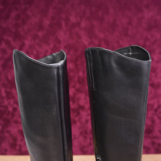 Dolce Vita Women Virona Waterproof Black Leather Zip Western Tall Boots sz 7