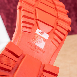 rag&bone Women Shiloh Orange Waterproof Wellies Rubber Rain Boots 5-5.5US EUR 36