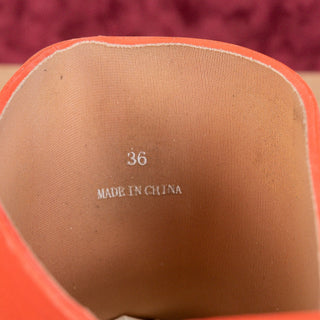 rag&bone Women Shiloh Orange Waterproof Wellies Rubber Rain Boots 5-5.5US EUR 36