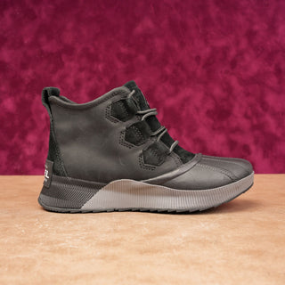Sorel Out N About Boots Womens 6 Festival Outdoor Black Grey Waterproof