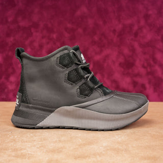 Sorel Out N About Boots Womens 6 Festival Outdoor Black Grey Waterproof