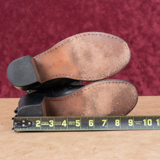 Steve Madden Women Vintage Retro 90s Black Leather Moto OTK Boots sz 7.5