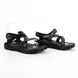 Chaco Women Classic Multicolor Strappy Vibram Flats Ankle Sandals sz 7