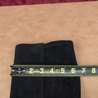 Stuart Weitzman Women Gillian Black Suede Zip Fashion Knee Boots sz 8.5