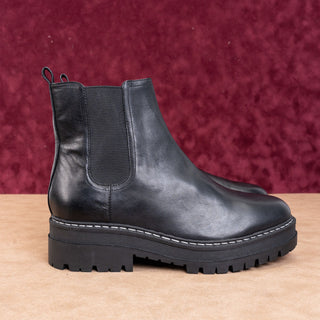 Marc Fisher Women Padmia Chunky Platform Festival Black Chelsea Boots Sz 10