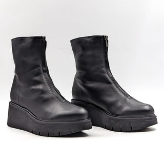 La Canadienne Women Gale Y2K 90s Inspired Festival Platform Leather Boots sz 8.5M