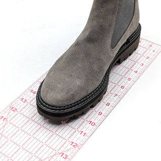 Dolce Vita Women Moana Waterproof Grey Stone Suede Chelsea Boots size 10