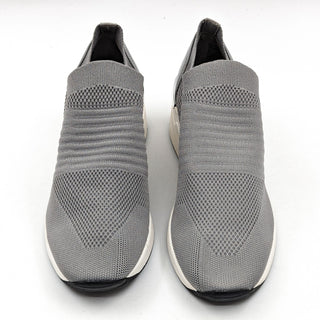 Steve Madden Women Mykala Grey Mesh Wedge Comfy Sneakers size 8