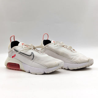 Nike Women Air Max 290 Summit White Siren Red Fabric Sneakers size 9.5