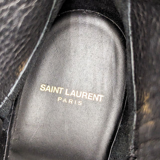 Saint Laurent Paris Wmn Eastwood Black Suede Cowboy Western Boot 8-8.5 EUR 38.5