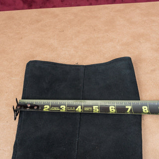 Blondo Women Kray Waterproof Black Suede Slouch Riding Knee Boots sz 8.5