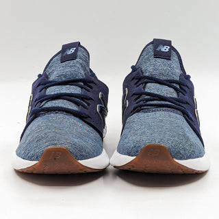 New Balance Women Athletic Running Navy Blue Fabric Sneakers size 8