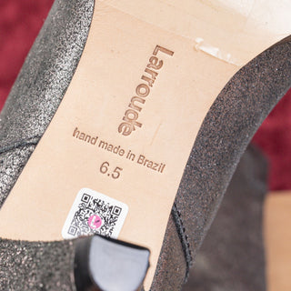 Larroude Wmn Louise Western Cowgirl Glitter Festival Party Knee Boots sz 6.5