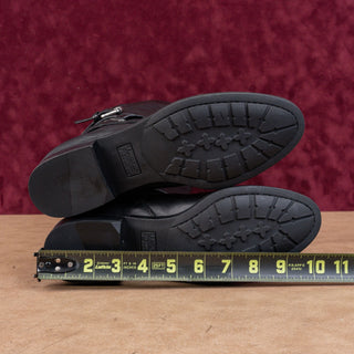 Sam Edelman Women Pansy Equestrian Riding Wide Calf Black Leather Boots sz 8