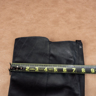 Sam Edelman Women Pansy Equestrian Riding Wide Calf Black Leather Boots sz 8