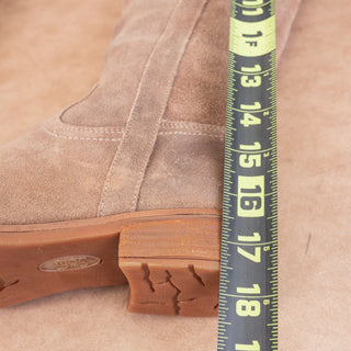 Sofft Wmn Blum Tan Distress Suede Comfortable Western Riding Knee Boots size 9.5