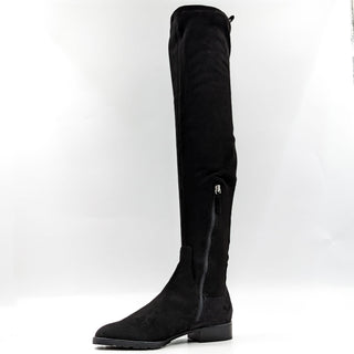 Zara Basic Collection Wmn OTK Black Fabric Warm Plush Fashion Boots 8.5US EUR 39