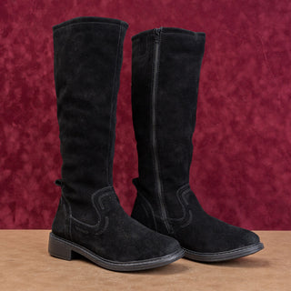 Josef Seibel Women Selene Black Suede Fashion Comfortable Boots sz 7US EUR 37