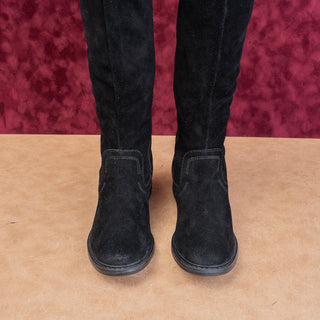 Josef Seibel Women Selene Black Suede Fashion Comfortable Boots sz 7US EUR 37