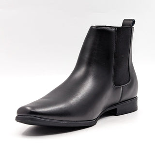 Calvin Klein Men Brayden Black Leather Chelsea Boots size 8.5