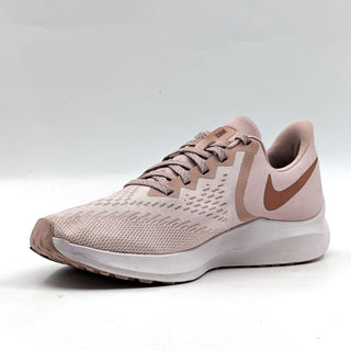 Nike Women Air Zoom Winflo 6 Rose Gold Running Athletic Sneakers size 9.5