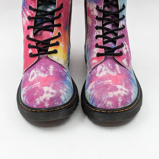 Dr Martens Unisex 1460 Y Multicolored Suede 8-Eyelet Lace-up Combat Boots M6 W7