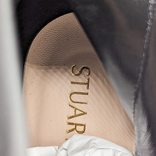 Stuart Weitzman Women 85 To the Knee Black Strech Suede Stiletto Boots Size 7.5