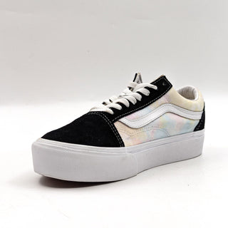 VANS Unisex Old Skool Pastel Clouds Stacked Black Sneakers size M7.5 W9