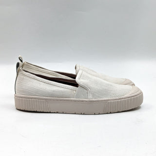 Zodiac Women Ciara Slip-on White Canvas Summer Sneakers size 8