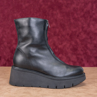 La Canadienne Women Gale Y2K 90s Leather Festival Platform Ankle Boots sz 10