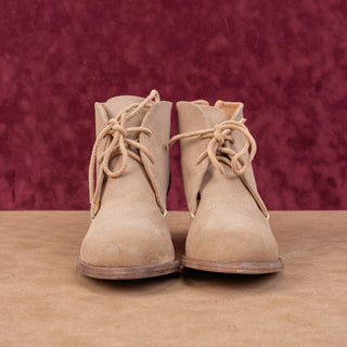 Beek Women Songlark Beige Lace-up Heeled Fashion Ankle Boots sz 7