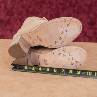 Beek Women Songlark Beige Lace-up Heeled Fashion Ankle Boots sz 7