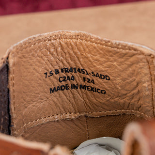 Frye Women Campus Chelsea Brown Leather Pull Ankle Boots sz 7.5