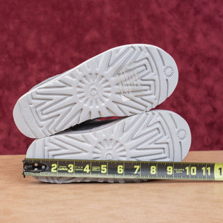 UGG Women Ultra Mini Mirror Ball Silver Sequin Winter Ankle Boots sz 6