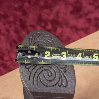 BOC Woman Brogan Black Faux Leather Zip Riding Platform Knee Boots sz 8