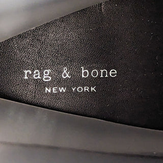 Rag&Bone Shiloh Black Grain Leather Platform Heel Boots size 9.5-10US EUR40