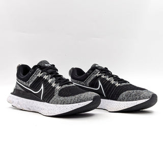 Nike Women React Infinity Run Flyknit 2 Oreo Running Sneakers size 10