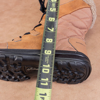 Columbia Women Ice Maiden III Waterproof Warm Fabric Snow Lace- Boots sz 7