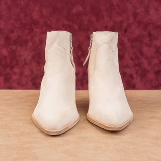 rag&bone Women Razor Ivory Nubuck Western Block Heel ankle Boots 9US EUR 39.5