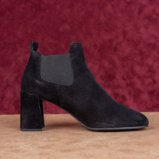 Pedro Garcia Women Nenet Dress Fashion Black Suede Chelsea Boots 10-10.5 EUR41