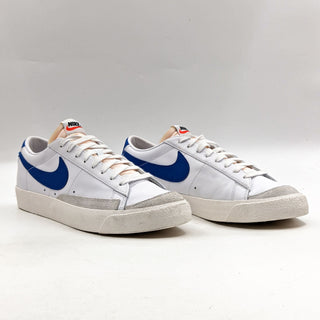 Nike Men Blazer Low 77 Vintage White Blue Shoes Sneakers size 11.5