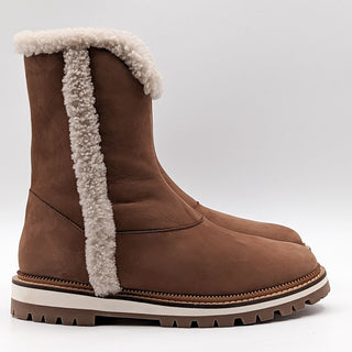 Aquatalia Women Helana Boots Weatherproof Faux Fur Narrow size 8
